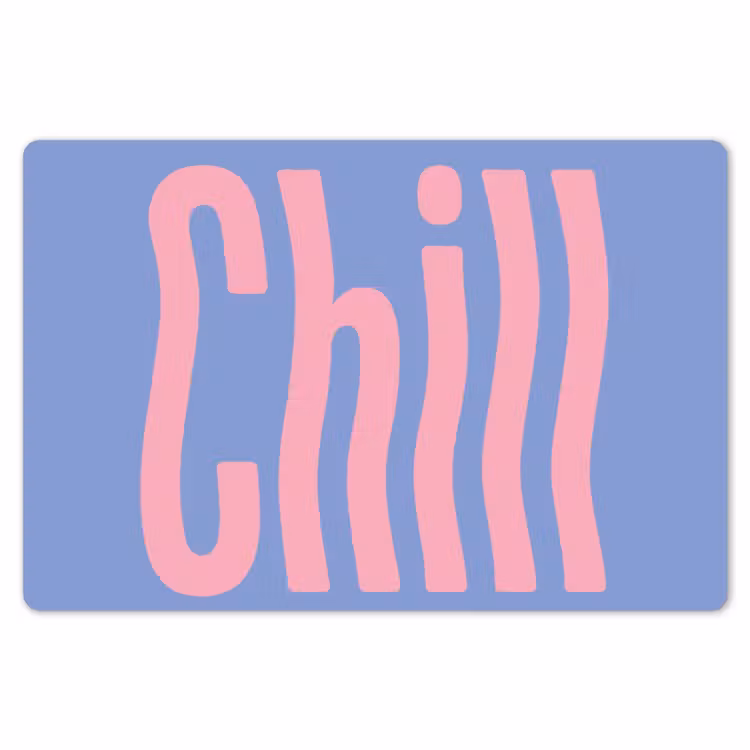 Placemat - 6 stuks - Chill - Roze - Blauw - Golvend — 7
