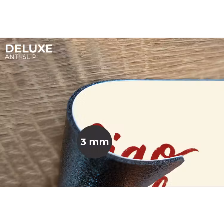 Placemat - 6 stuks - Ciao bella - Rood - Wit - Minimalistisch — 4