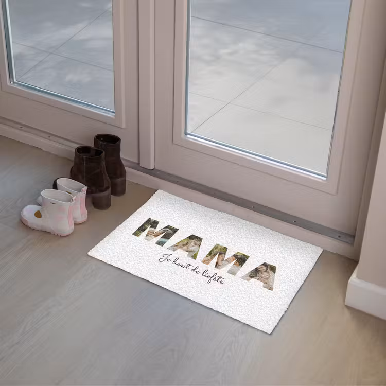 Personaliseerbare deurmat - Mama - Lettercollage — 8