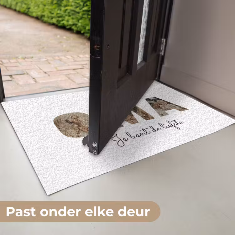 Personaliseerbare deurmat - Oma - Lettercollage — 7