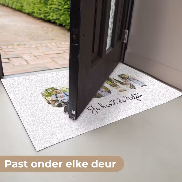 Personaliseerbare deurmat - Oom - Lettercollage — 7