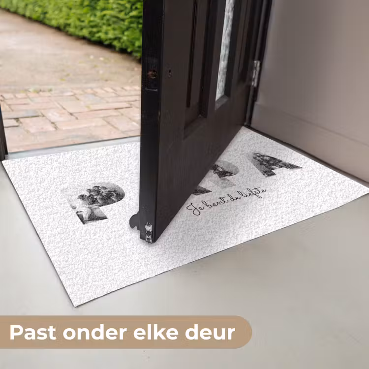 Personaliseerbare deurmat - Papa - Lettercollage — 7