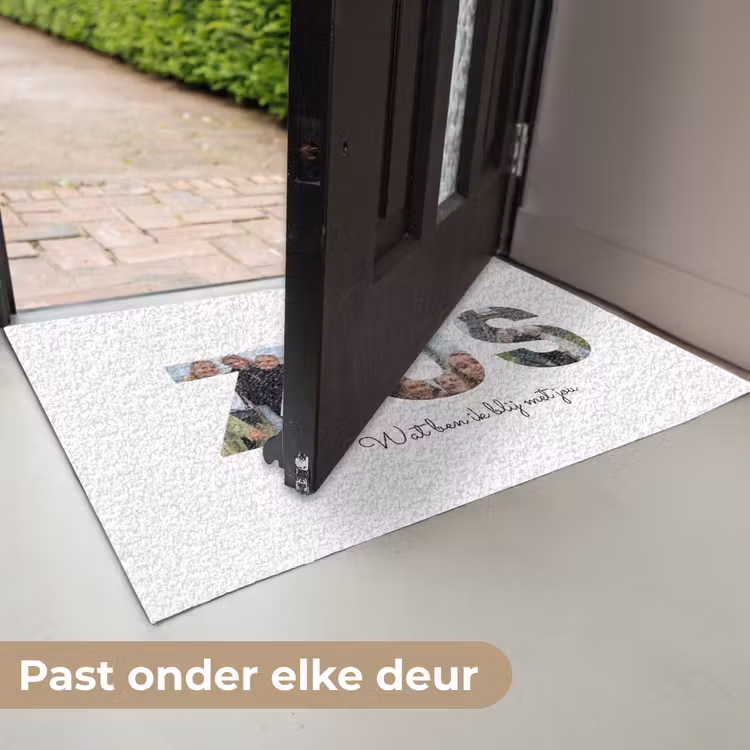 Personaliseerbare deurmat - Zus - Lettercollage — 7