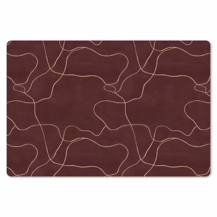 Placemat - 6 stuks - Abstract - Modern - Bruin — 7