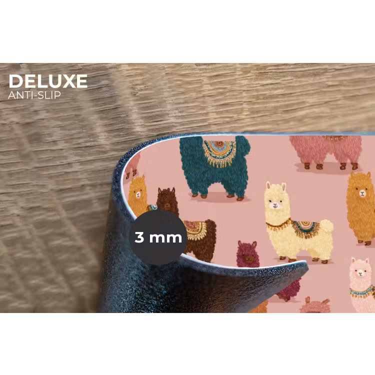 Placemat - 6 stuks - Alpaca's - Patroon - Kleurrijk — 4