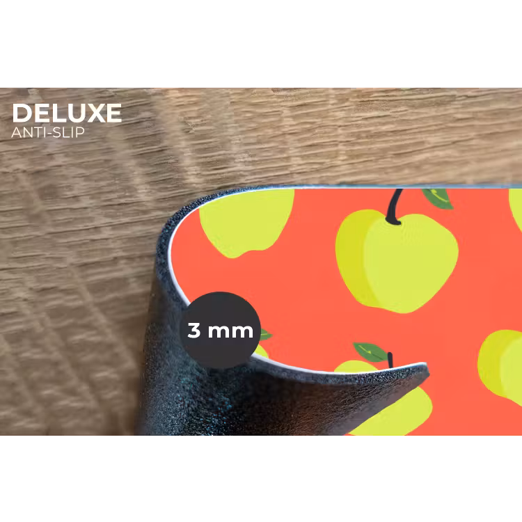 Placemat - 6 stuks - Appels - Modern - Groen — 4