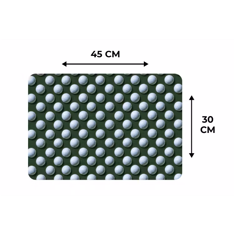 Placemat - 6 stuks - Ballen - Golf - Groen — 3
