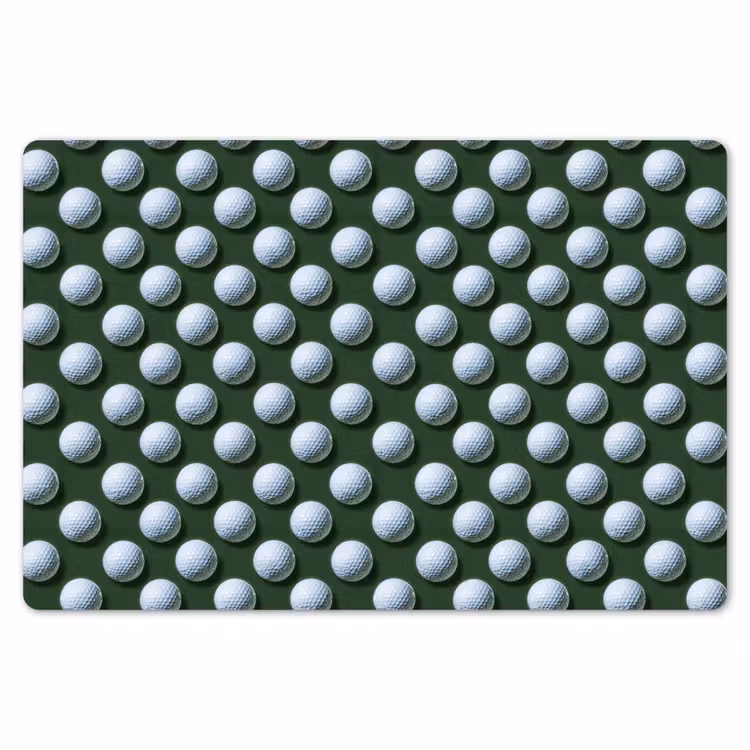 Placemat - 6 stuks - Ballen - Golf - Groen — 7