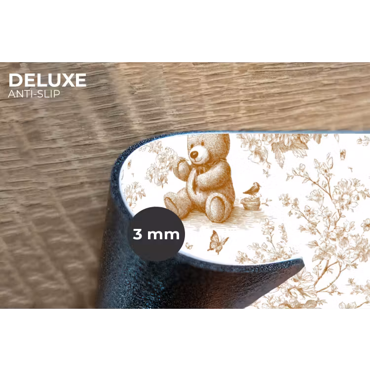 Placemat - 6 stuks - Beer - Tijdloos - Bruin — 4