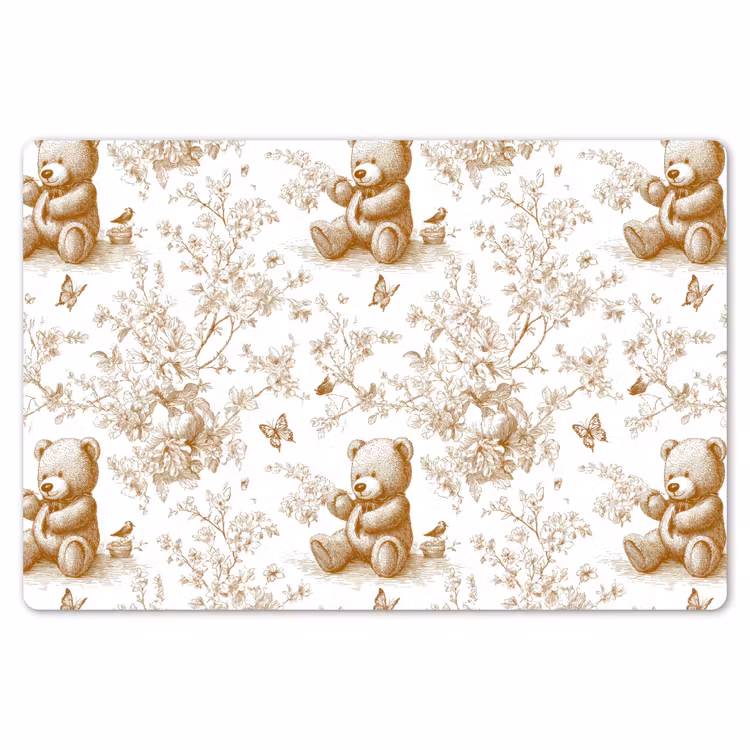Placemat - 6 stuks - Beer - Tijdloos - Bruin — 7