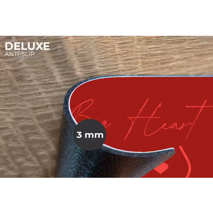 Placemat - 6 stuks - big heart small titties - Hart - Rood — 4