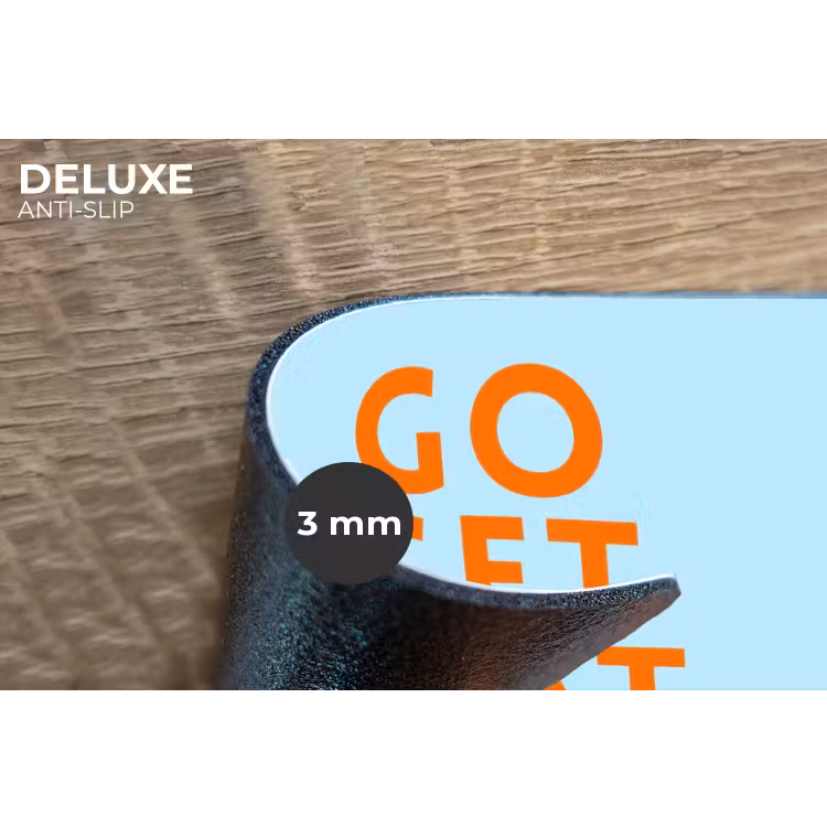 Placemat - 6 stuks - Blauw - Oranje - Tekst — 4