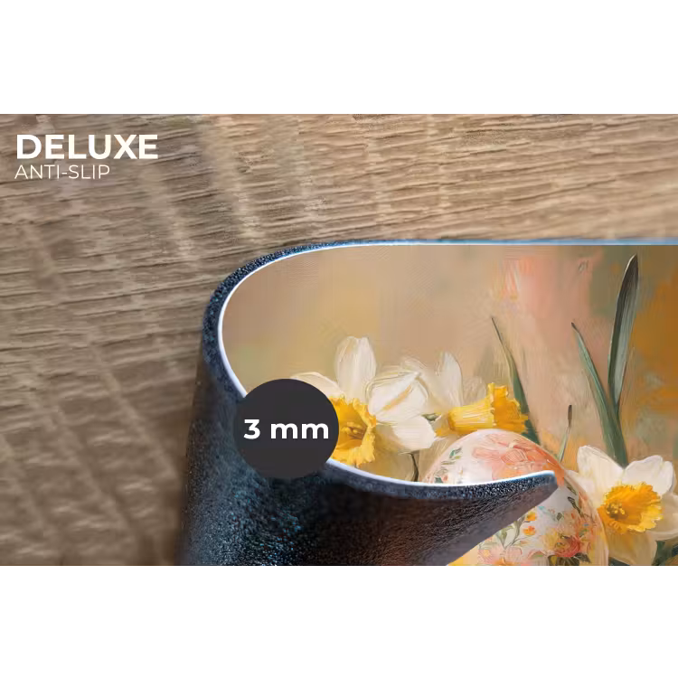Placemat - 6 stuks - Bloemen - Eieren - Geschilderd — 4