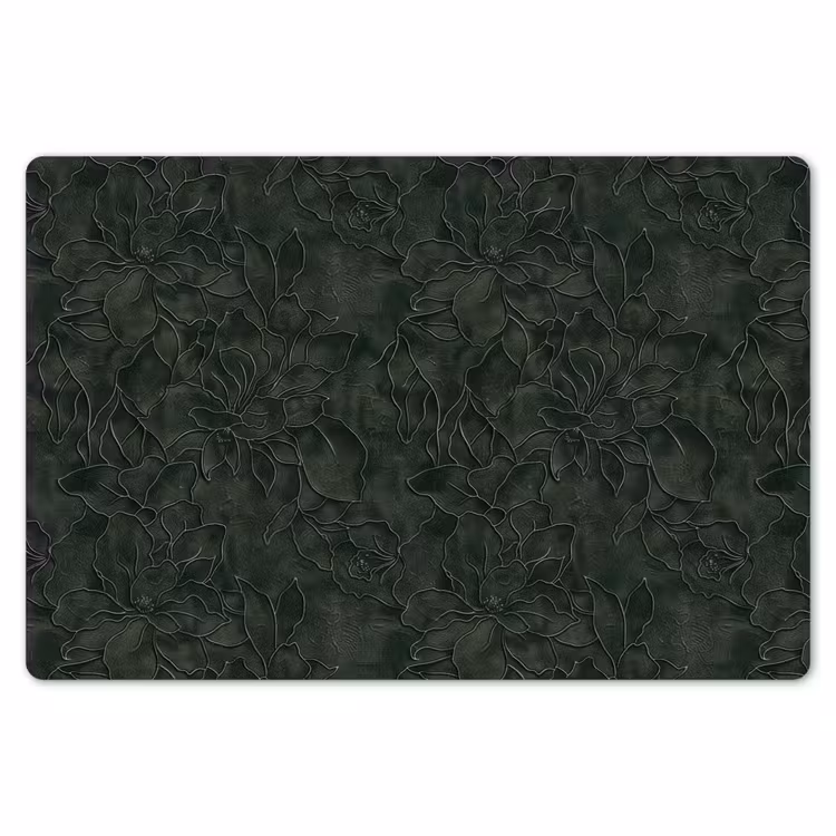 Placemat - 6 stuks - Bloemen - Lijnen - Groen — 7