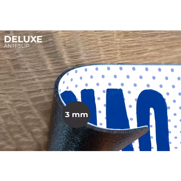 Placemat - 6 stuks - Ciao - Blauw - Stippen — 4
