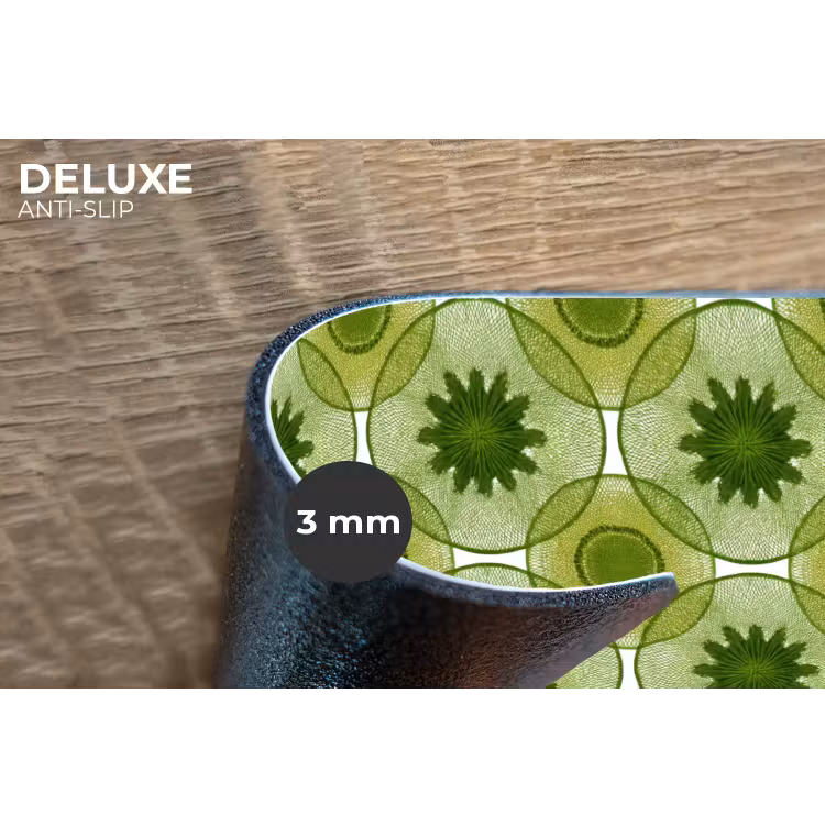 Placemat - 6 stuks - Cirkels - Patroon - Groen — 4