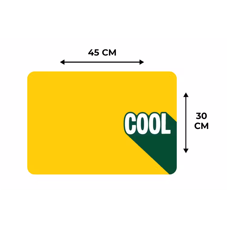 Placemat - 6 stuks - Cool - Geel - Groen — 3