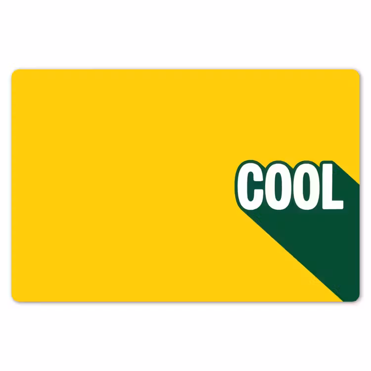 Placemat - 6 stuks - Cool - Geel - Groen — 7