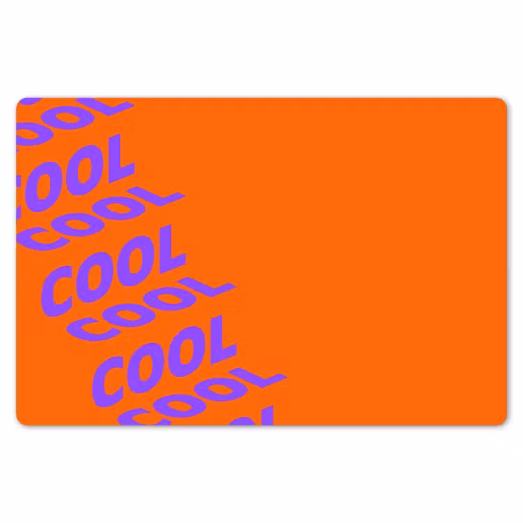 Placemat - 6 stuks - Cool - Paars - Oranje — 7