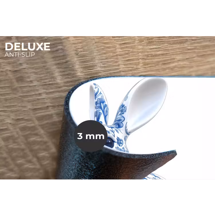 Placemat - 6 stuks - Delftsblauw - Haasje - Wit — 4