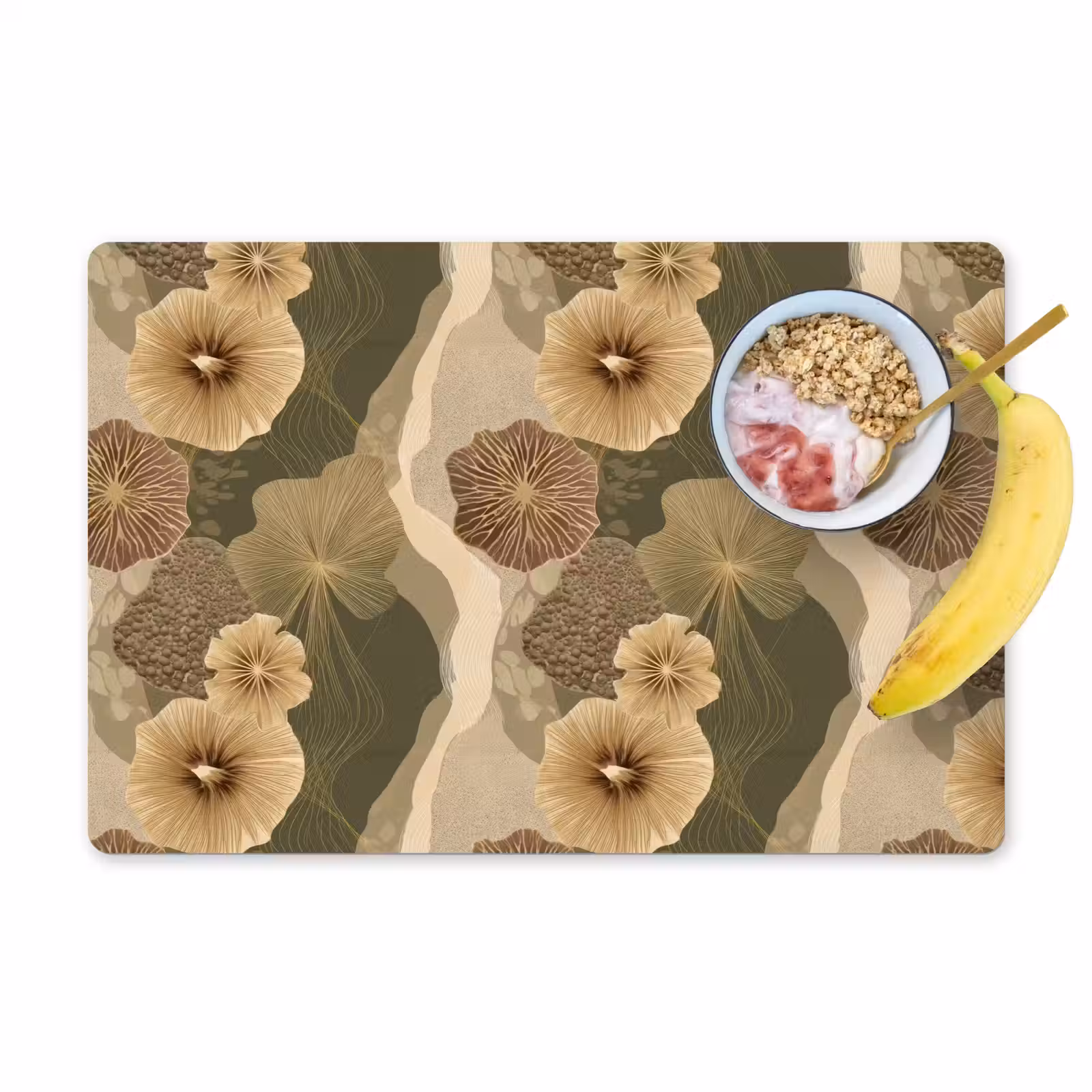 Placemat - 6 stuks - Abstract - Modern - Groen — 1