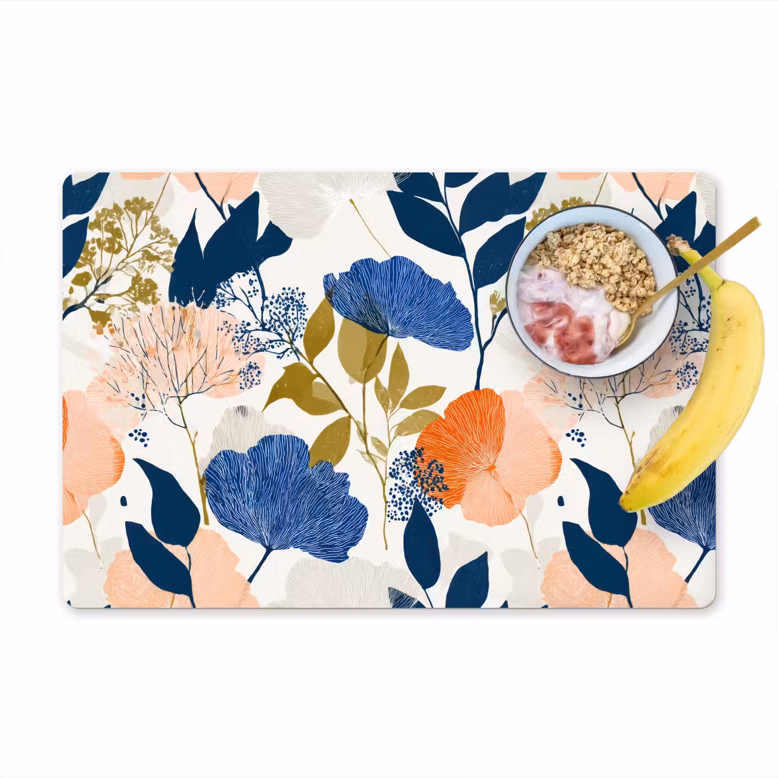 Placemat - 6 stuks - Bloemen - Botanisch - Kleurrijk — 1