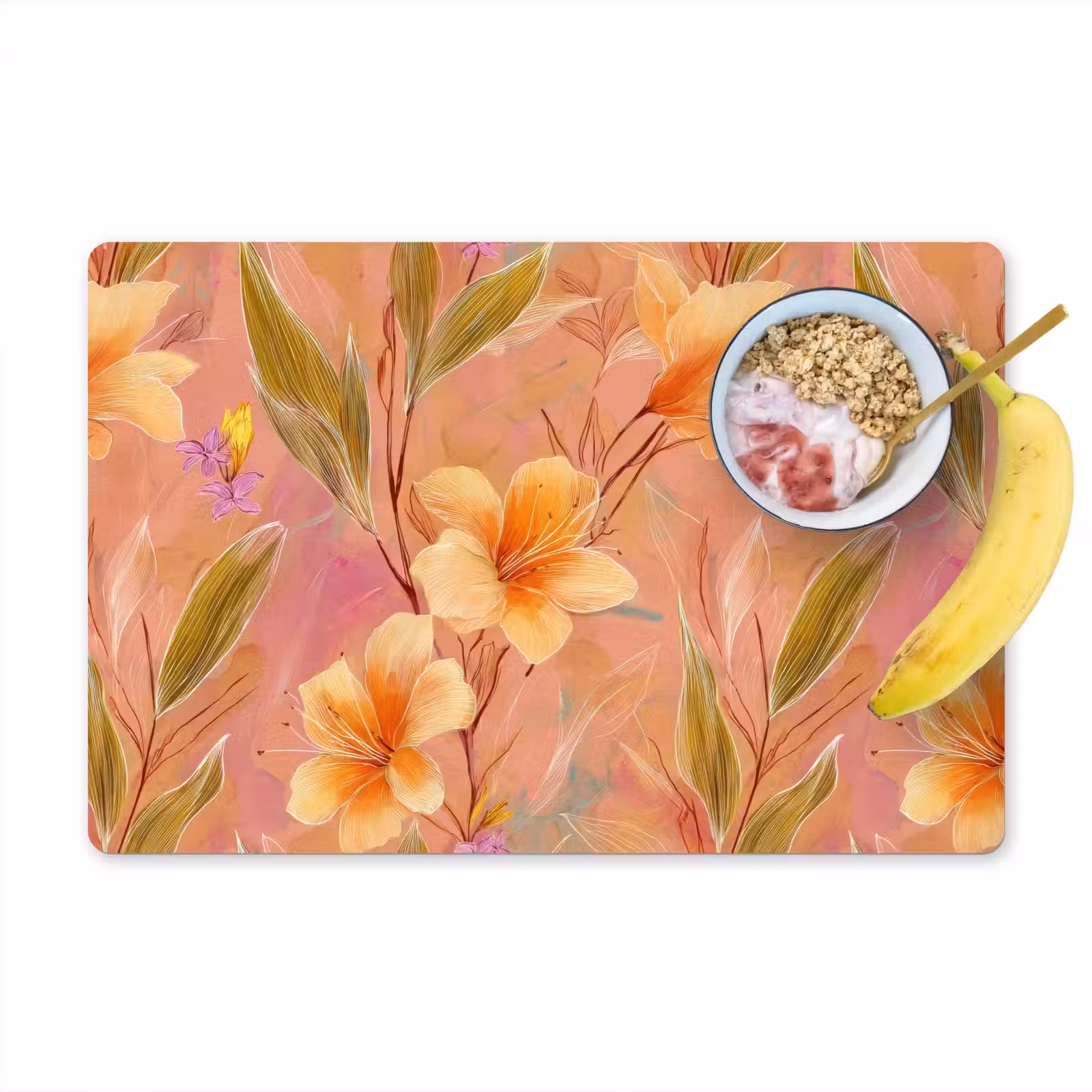 Placemat - 6 stuks - Botanisch - Bloemen - Kleurrijk — 1