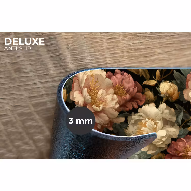 Placemat - 6 stuks - Bloemen - Barok - Patroon - Roze - Crème — 4