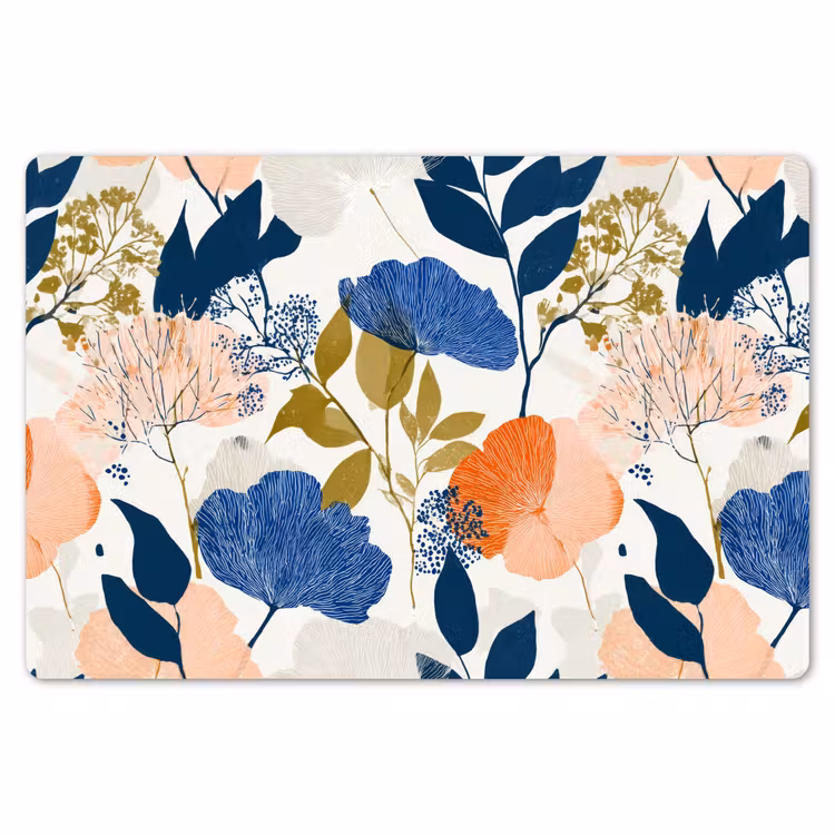 Placemat - 6 stuks - Bloemen - Botanisch - Kleurrijk — 7