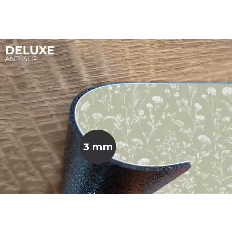 Placemat - 6 stuks - Bloemen - Patroon - Groen — 4