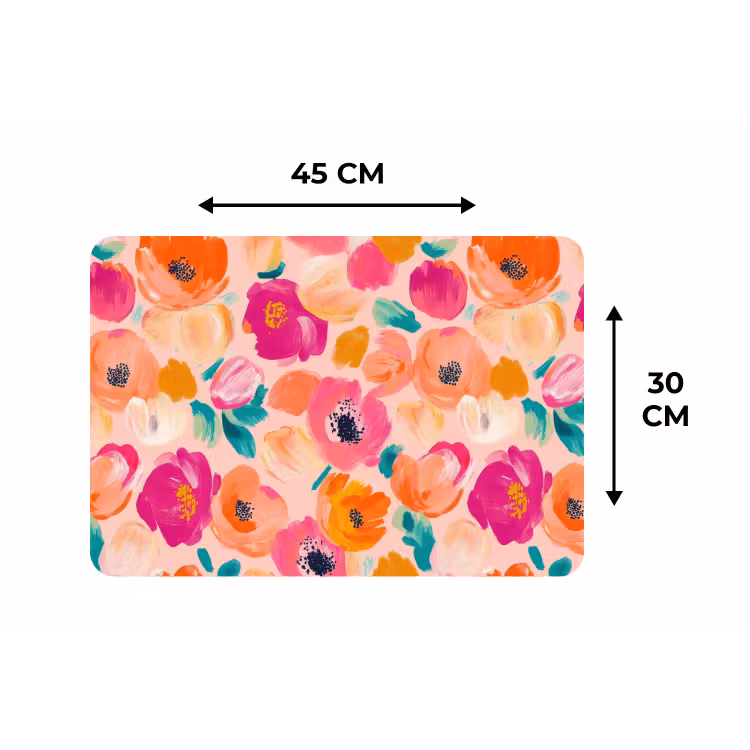 Placemat - 6 stuks - Bloesems - Vrolijk - Kleurrijk — 3