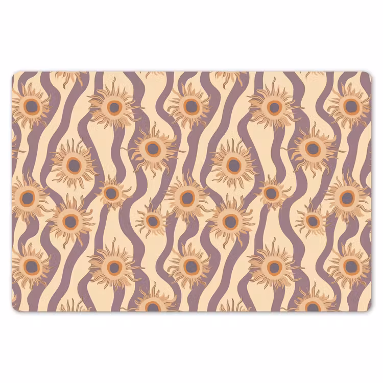 Placemat - 6 stuks - Bohemian - Vibe - Lavendelpaars — 7
