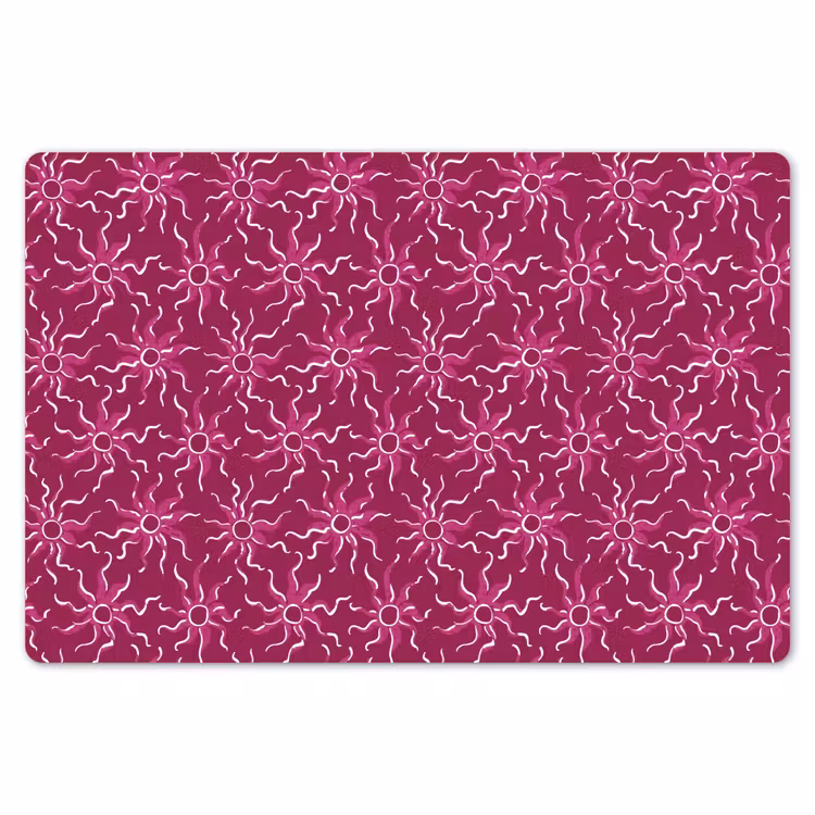 Placemat - 6 stuks - Bohemian - Zon - Magenta — 7