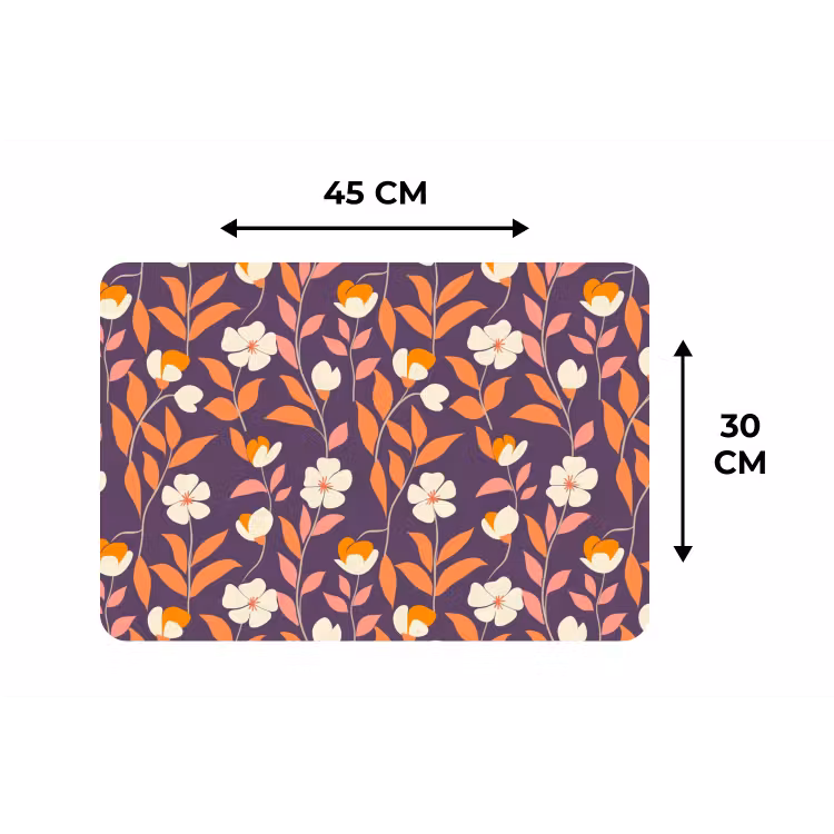 Placemat - 6 stuks - Boho - Vintage - Paars — 3