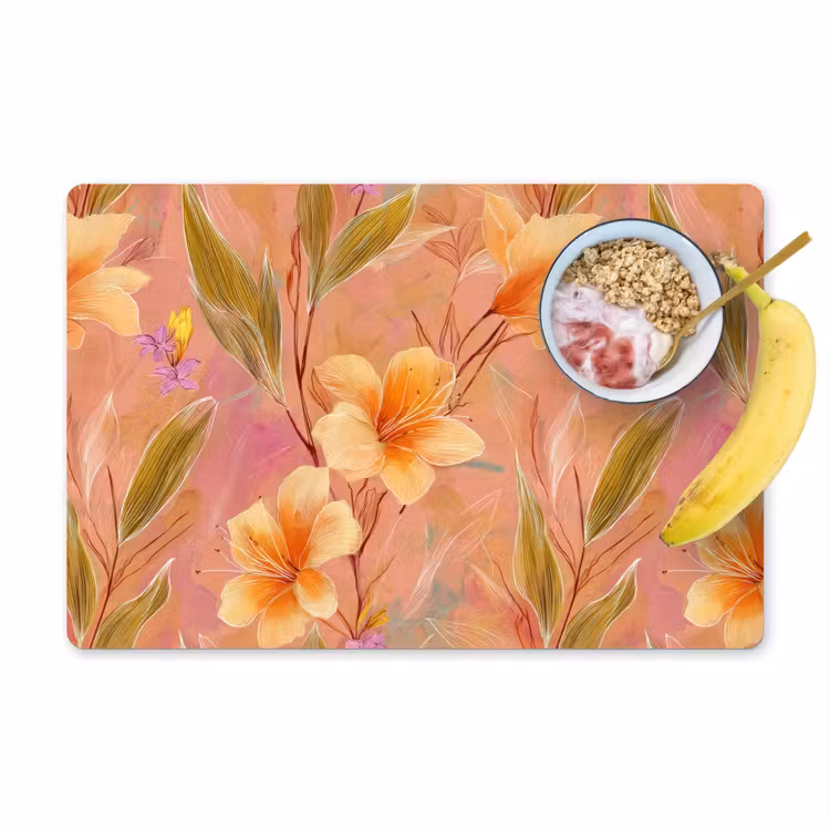 Placemat - 6 stuks - Botanisch - Bloemen - Kleurrijk — 1