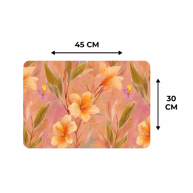 Placemat - 6 stuks - Botanisch - Bloemen - Kleurrijk — 3