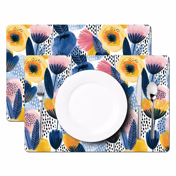 Placemat - 6 stuks - Creatief - Patroon - Kleurrijk — 2