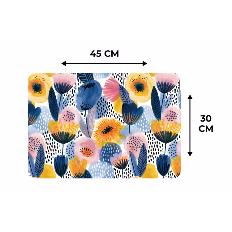 Placemat - 6 stuks - Creatief - Patroon - Kleurrijk — 3