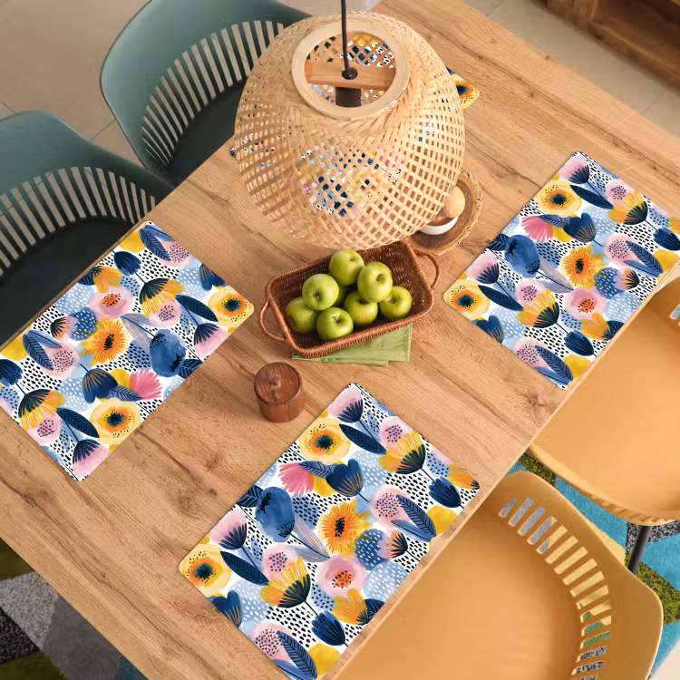 Placemat - 6 stuks - Creatief - Patroon - Kleurrijk — 6
