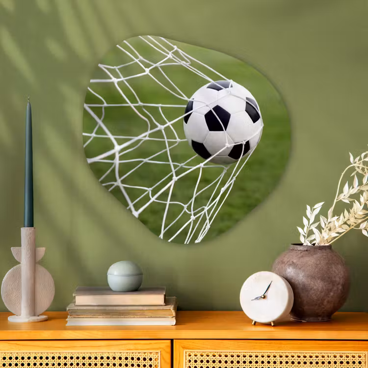 Organische vorm aluminium - Voetbal - Goal - Net - Sport — 2