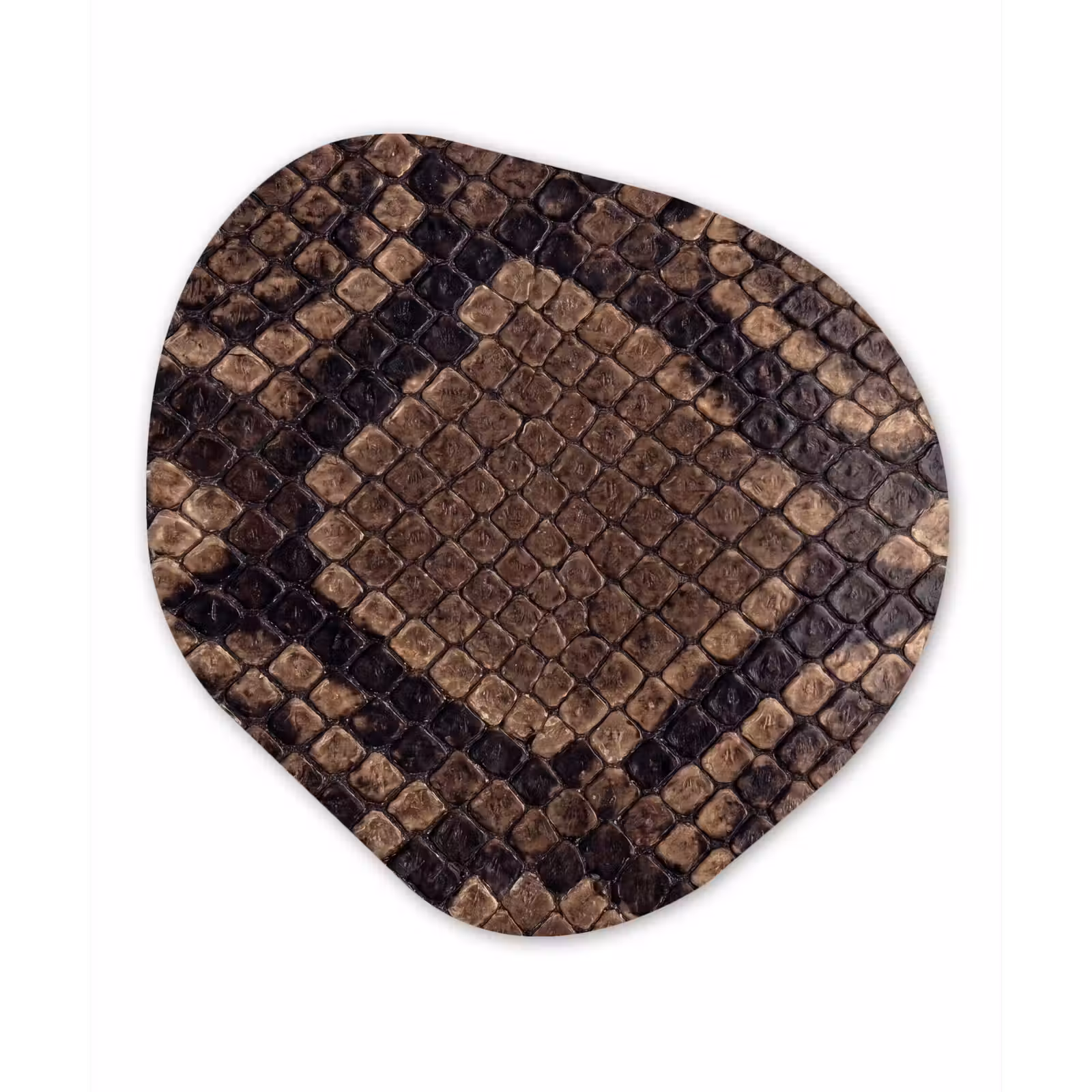 Organische vorm aluminium - Python - Schubben - Brons — 1