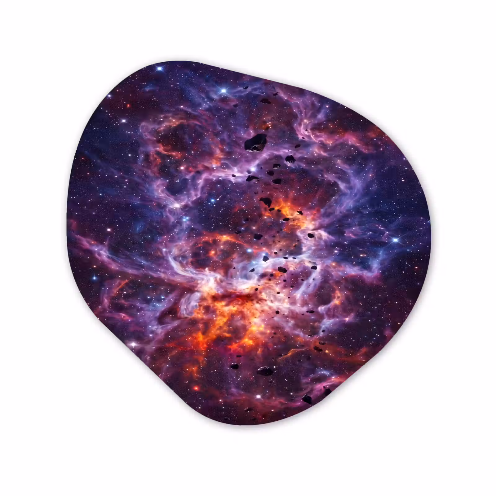 Organische vorm aluminium - Space - Stars - Abstract - Colorful — 1