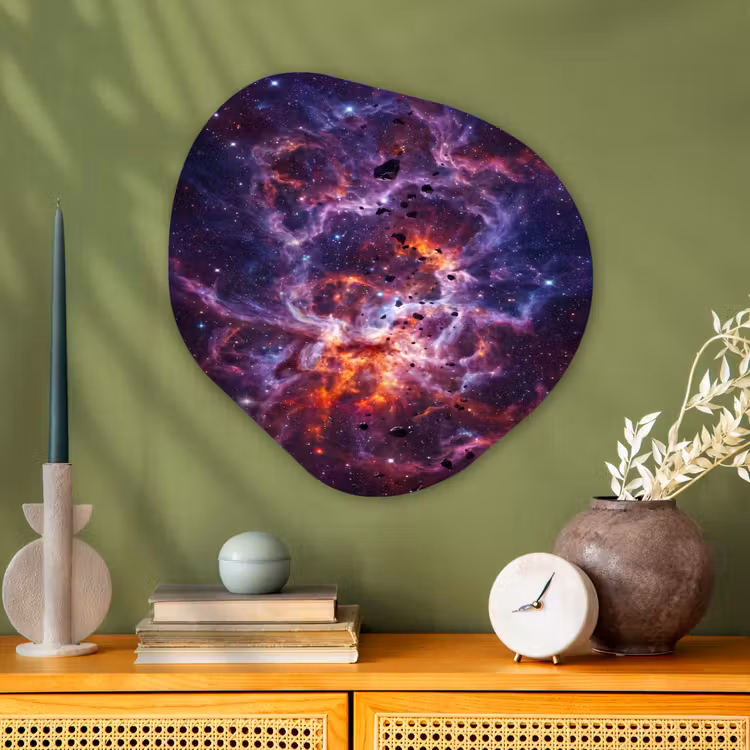 Organische vorm aluminium - Space - Stars - Abstract - Colorful — 2