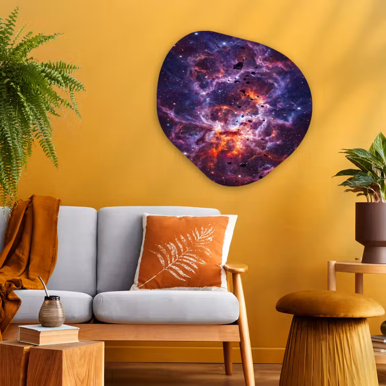 Organische vorm aluminium - Space - Stars - Abstract - Colorful — 3