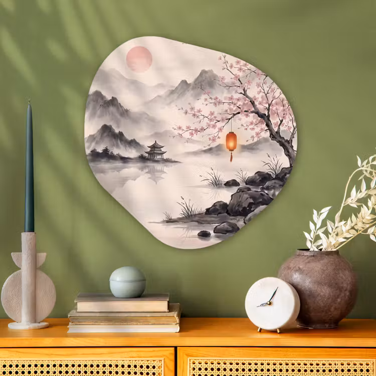 Organische vorm aluminium - Zon - Japans - Traditioneel — 2