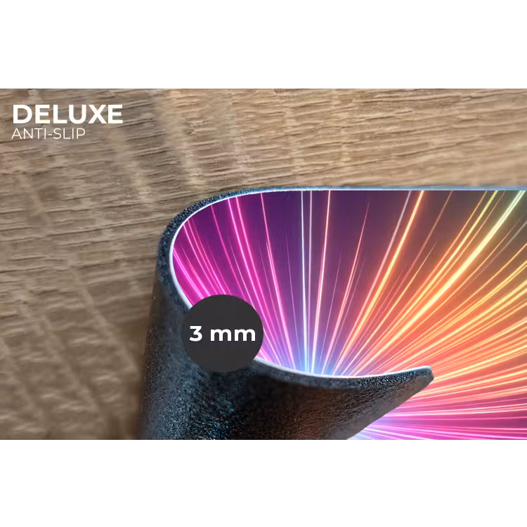 Placemat - 6 stuks - Abstract - Light - Burst - Modern - Colorful — 4
