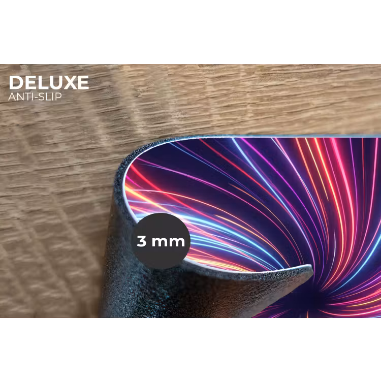 Placemat - 6 stuks - Abstract - Swirl - Futuristic - Neon — 4