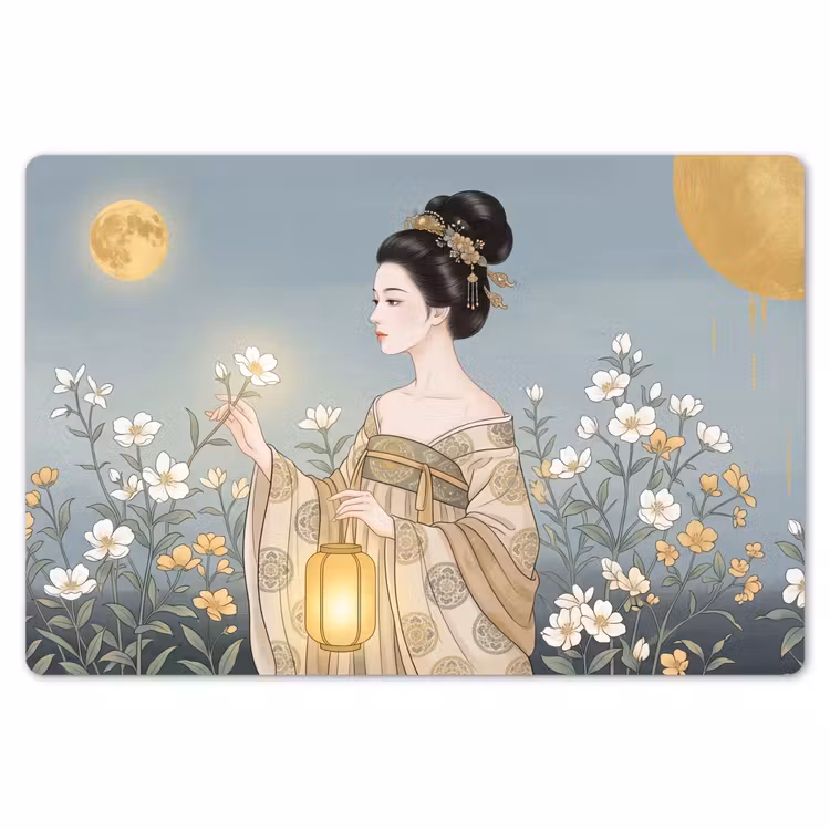 Placemat - 6 stuks - Aziatisch - Vrouw - Kimono — 7