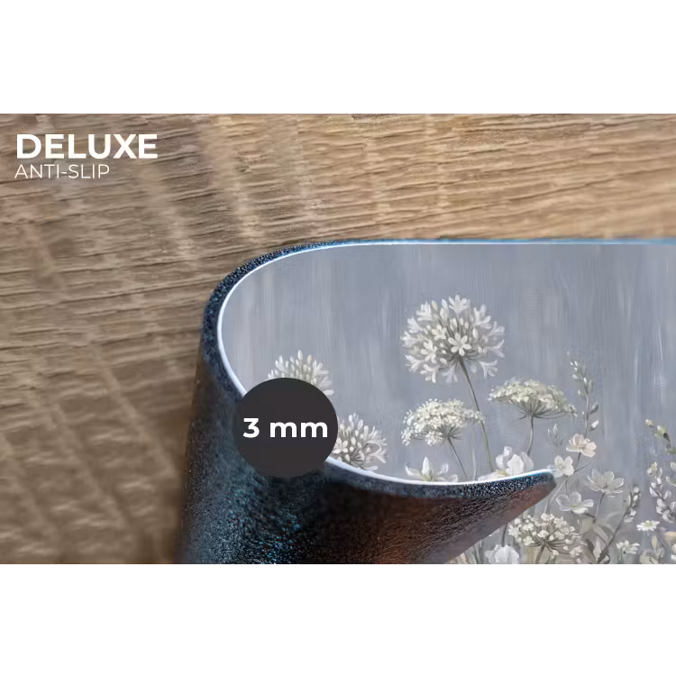 Placemat - 6 stuks - Bloemen - Botanisch - Blauw — 4