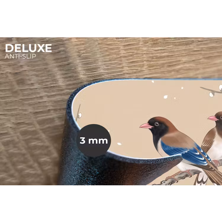 Placemat - 6 stuks - Bloemen - Vogels - Bloemen — 4